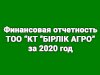 Финансовая отчетность ТОО ''КТ ''БІРЛІК АГРО'' за 2020 год